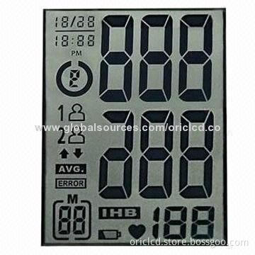 Alphanumeric LCD Screen for Sphygmomanometer